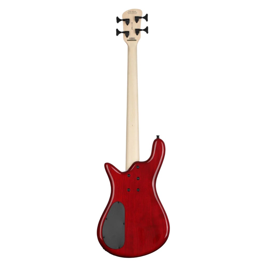 Spector Bantam 4 Short Scale Bass Guitar - Black Cherry w/ EMGs Bass Guitars Sky Music