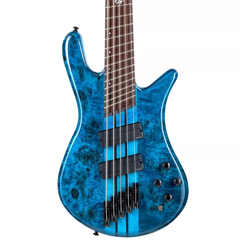 Spector Dimension 5 M/S Bass Guitar - Black &amp; Blue Gloss Bass Guitars Sky Music
