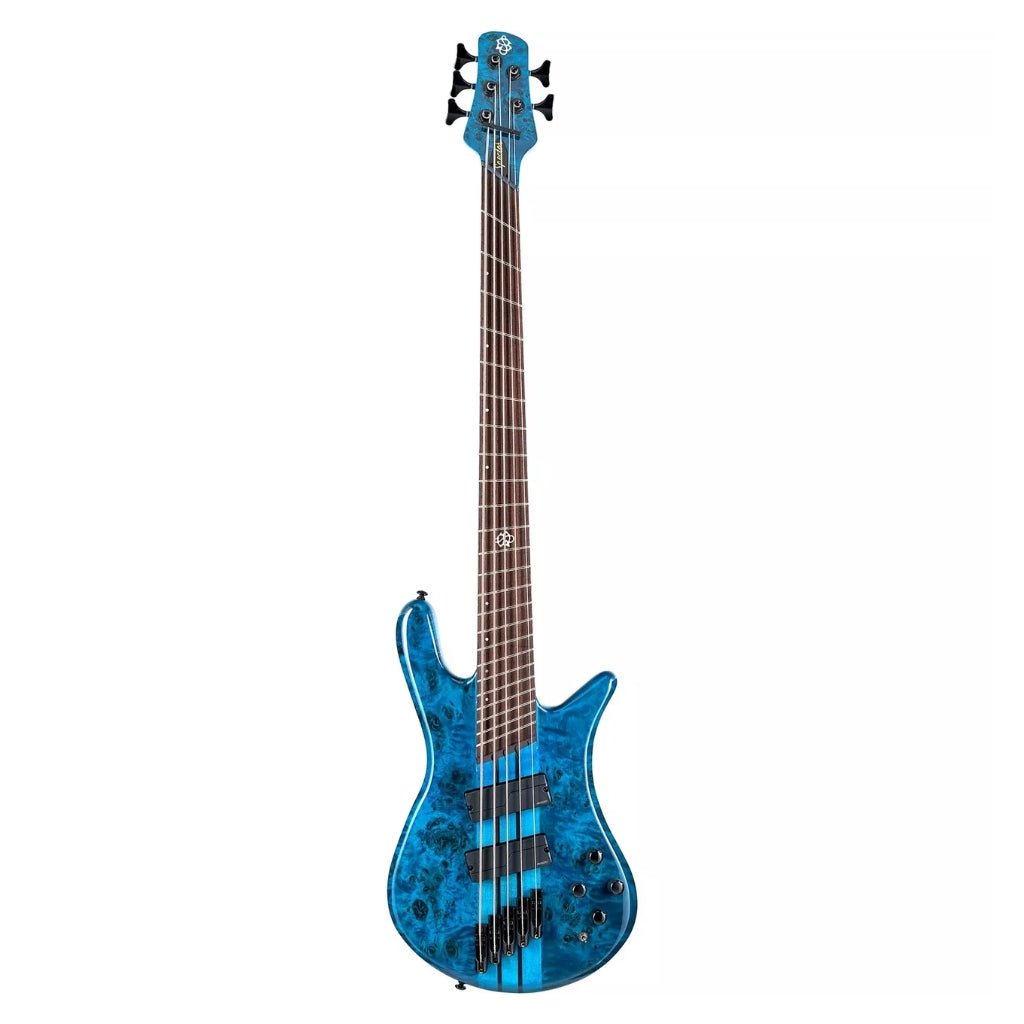 Spector Dimension 5 M/S Bass Guitar - Black & Blue Gloss Bass Guitars Sky Music