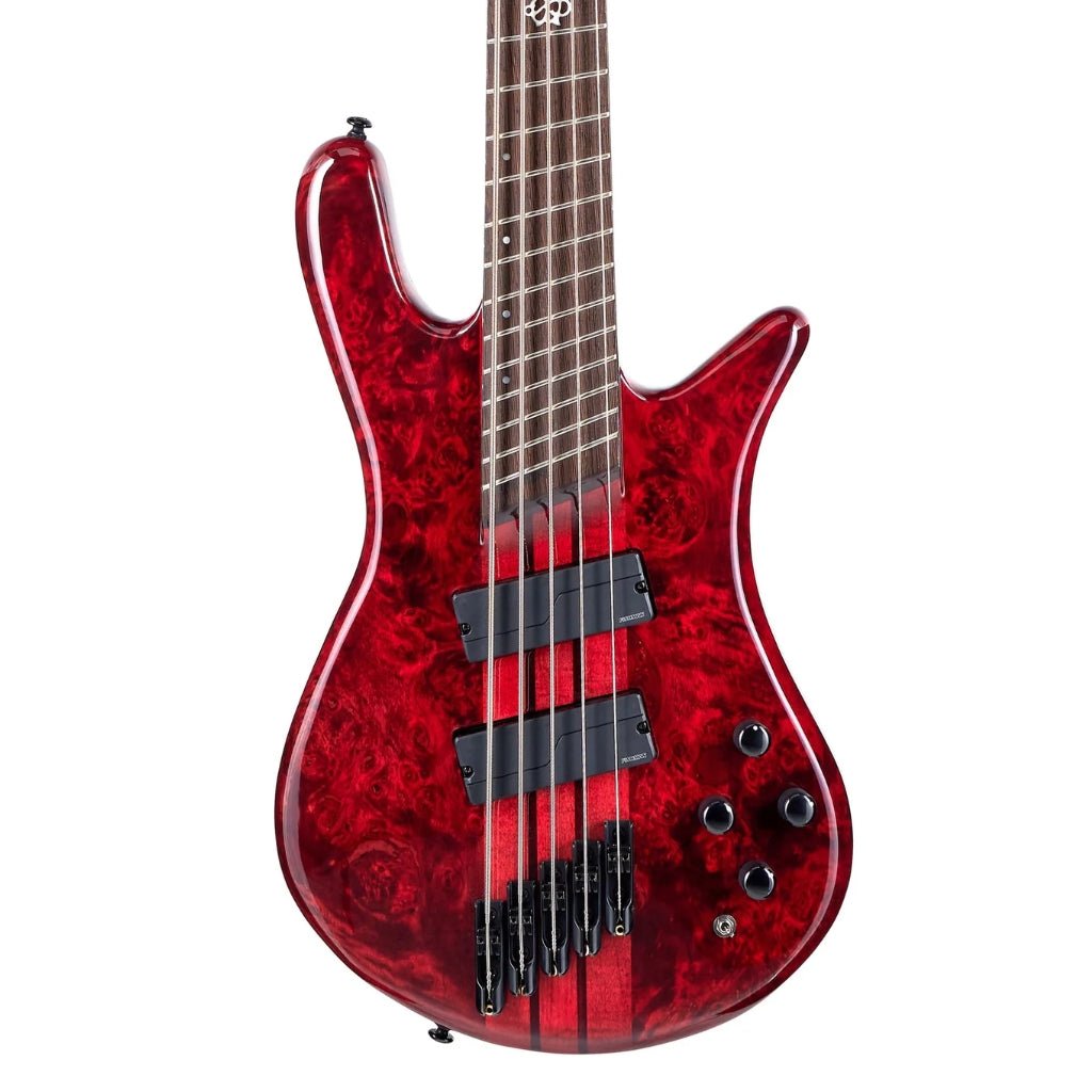 Spector Dimension 5 M/S Bass Guitar - Inferno Red Bass Guitars Sky Music