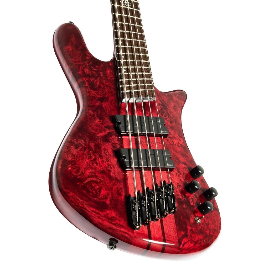 Spector Dimension 5 M/S Bass Guitar - Inferno Red Bass Guitars Sky Music