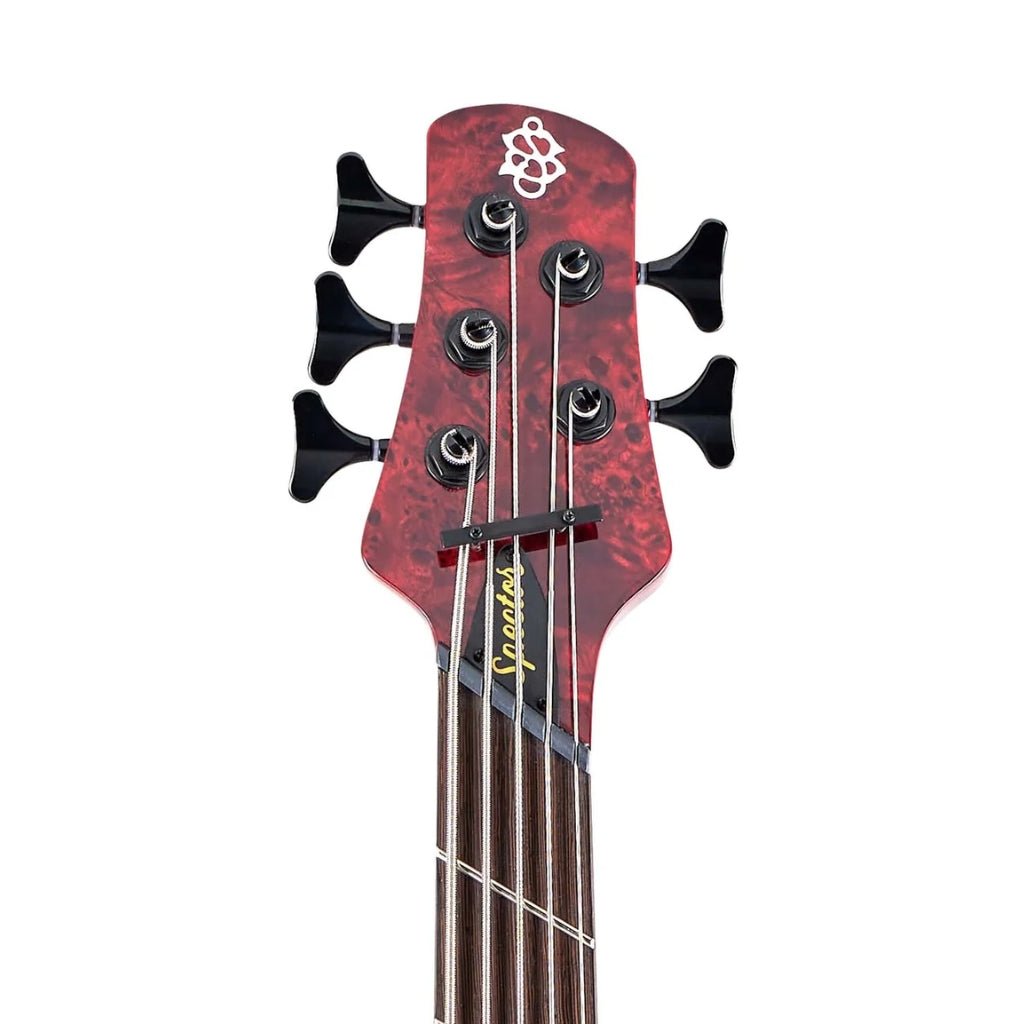 Spector Dimension 5 M/S Bass Guitar - Inferno Red Bass Guitars Sky Music