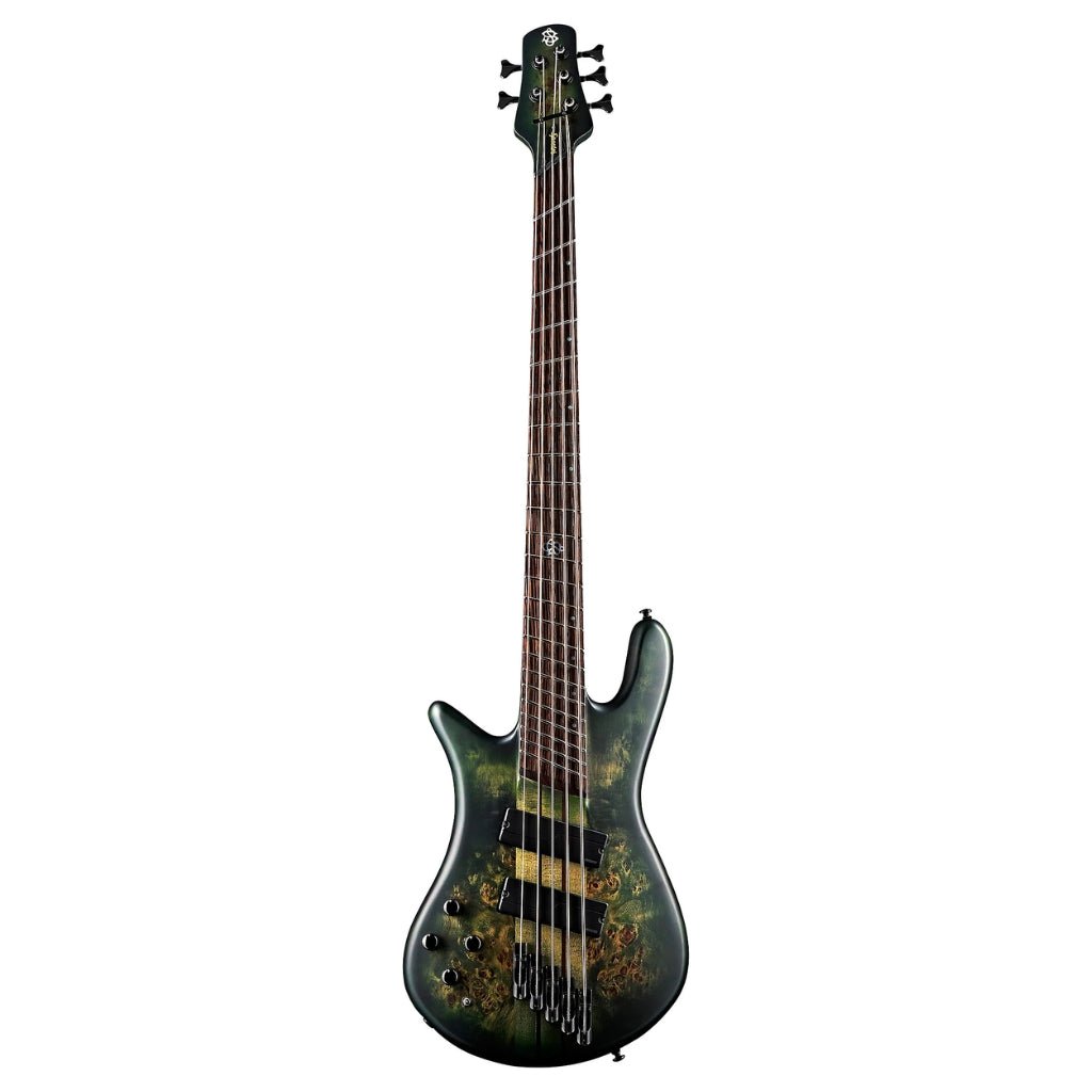 Spector Dimension 5 M/S Left Hand Bass Guitar - Haunted Moss Bass Guitars Sky Music