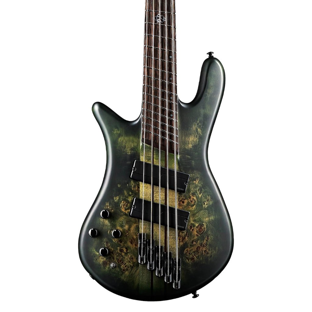 Spector Dimension 5 M/S Left Hand Bass Guitar - Haunted Moss Bass Guitars Sky Music