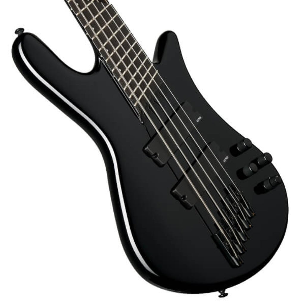 Spector Dimension M/S 5 Bass Guitar - Black Bass Guitars Sky Music