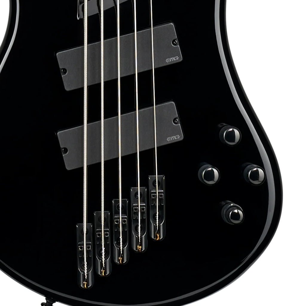 Spector Dimension M/S 5 Bass Guitar - Black Bass Guitars Sky Music
