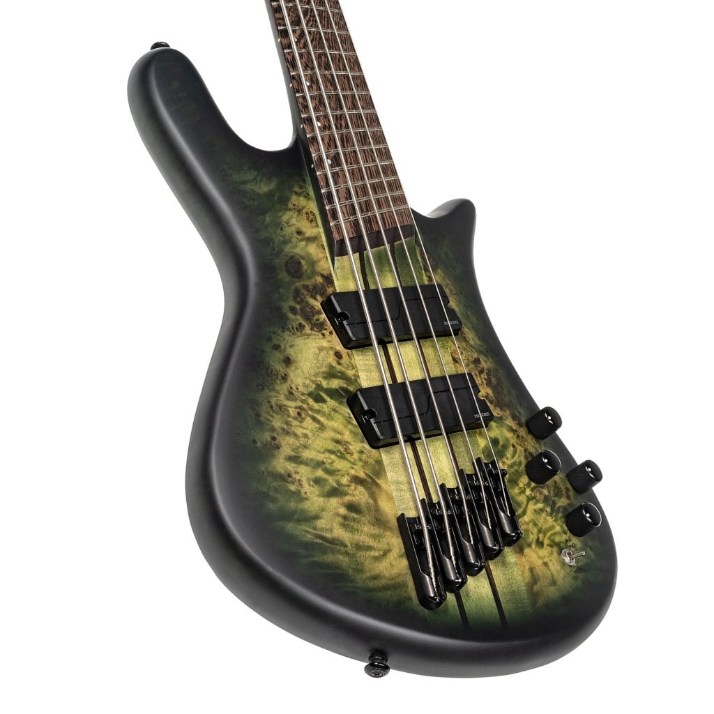 Spector Dimension Multiscale 5 String Bass - Haunted Moss Bass Guitars Sky Music