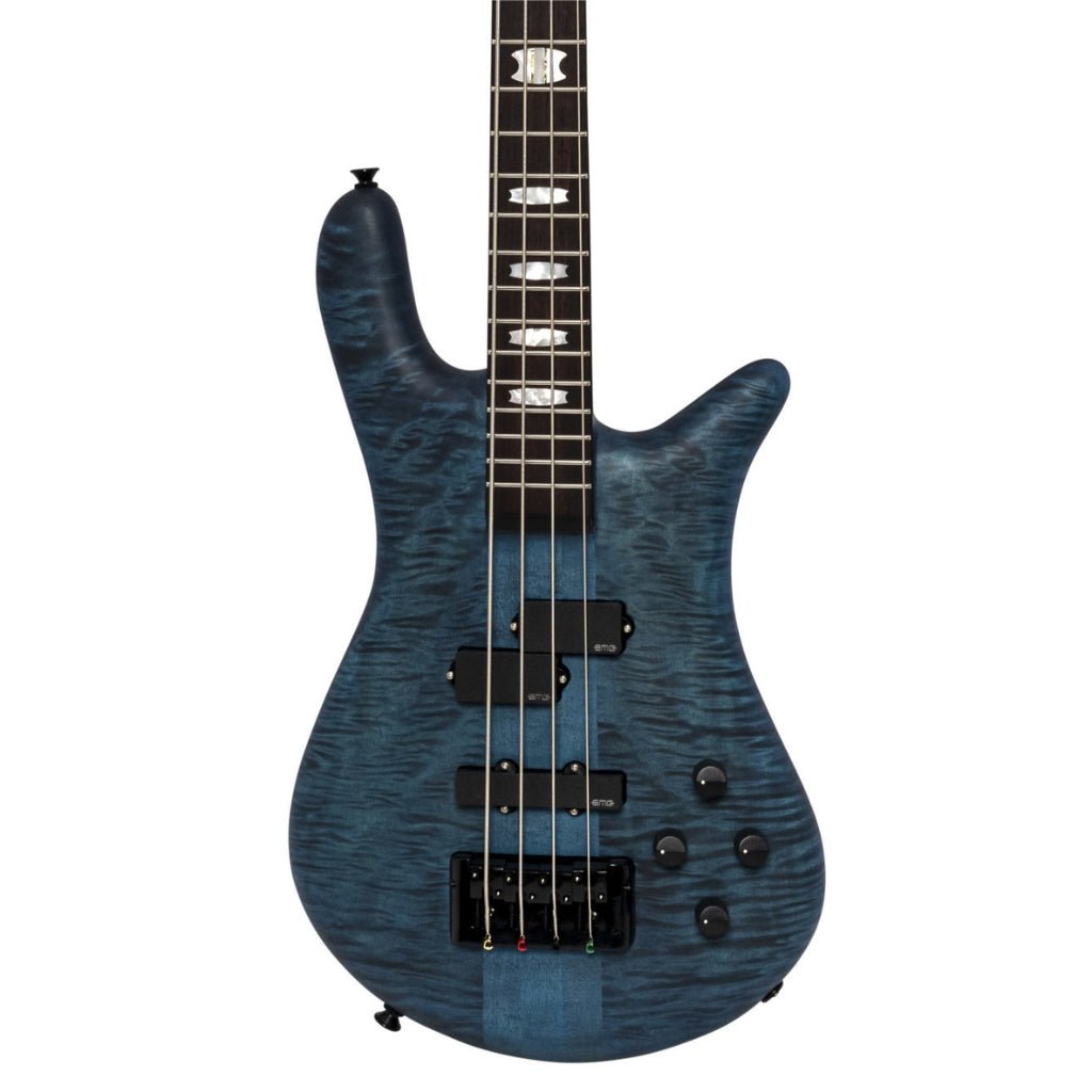 Spector Euro 4 LX Bass Guitar - Black &amp; Blue Bass Guitars Sky Music