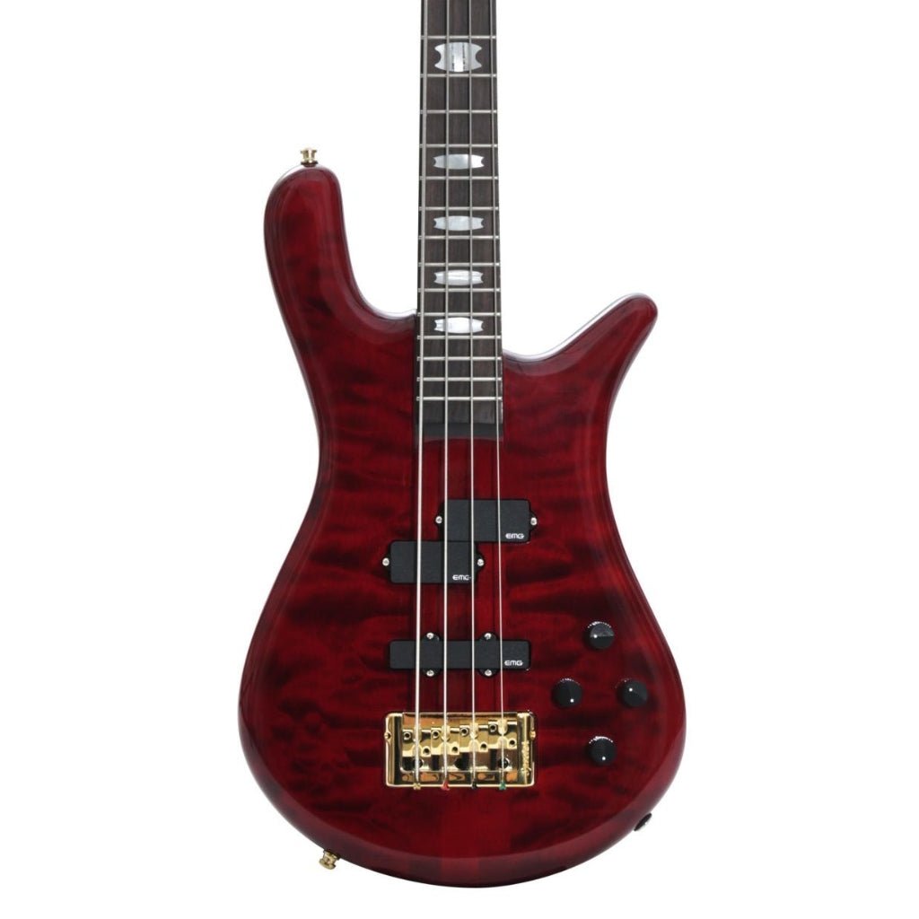 Spector Euro 4 LX Bass Guitar - Black Cherry Gloss Bass Guitars Sky Music