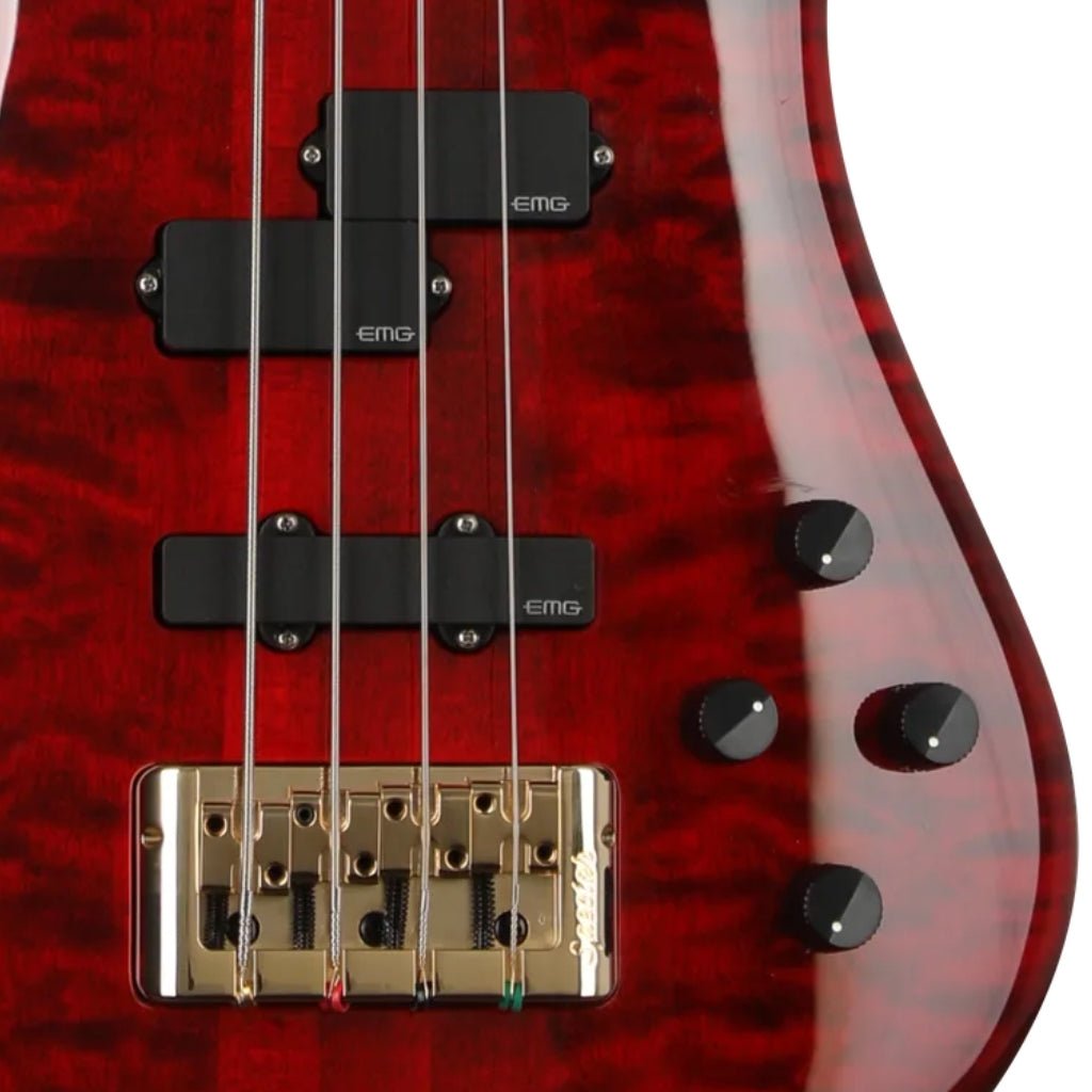 Spector Euro 4 LX Bass Guitar - Black Cherry Gloss Bass Guitars Sky Music