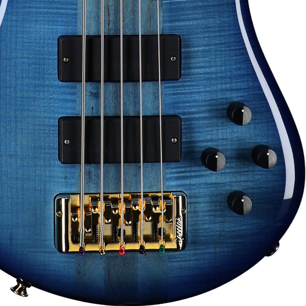 Spector Euro 5 LT Bass Guitar - Blue Fade Gloss Bass Guitars Sky Music