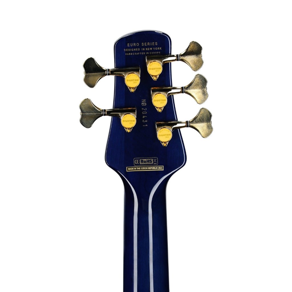 Spector Euro 5 LT Bass Guitar - Blue Fade Gloss Bass Guitars Sky Music