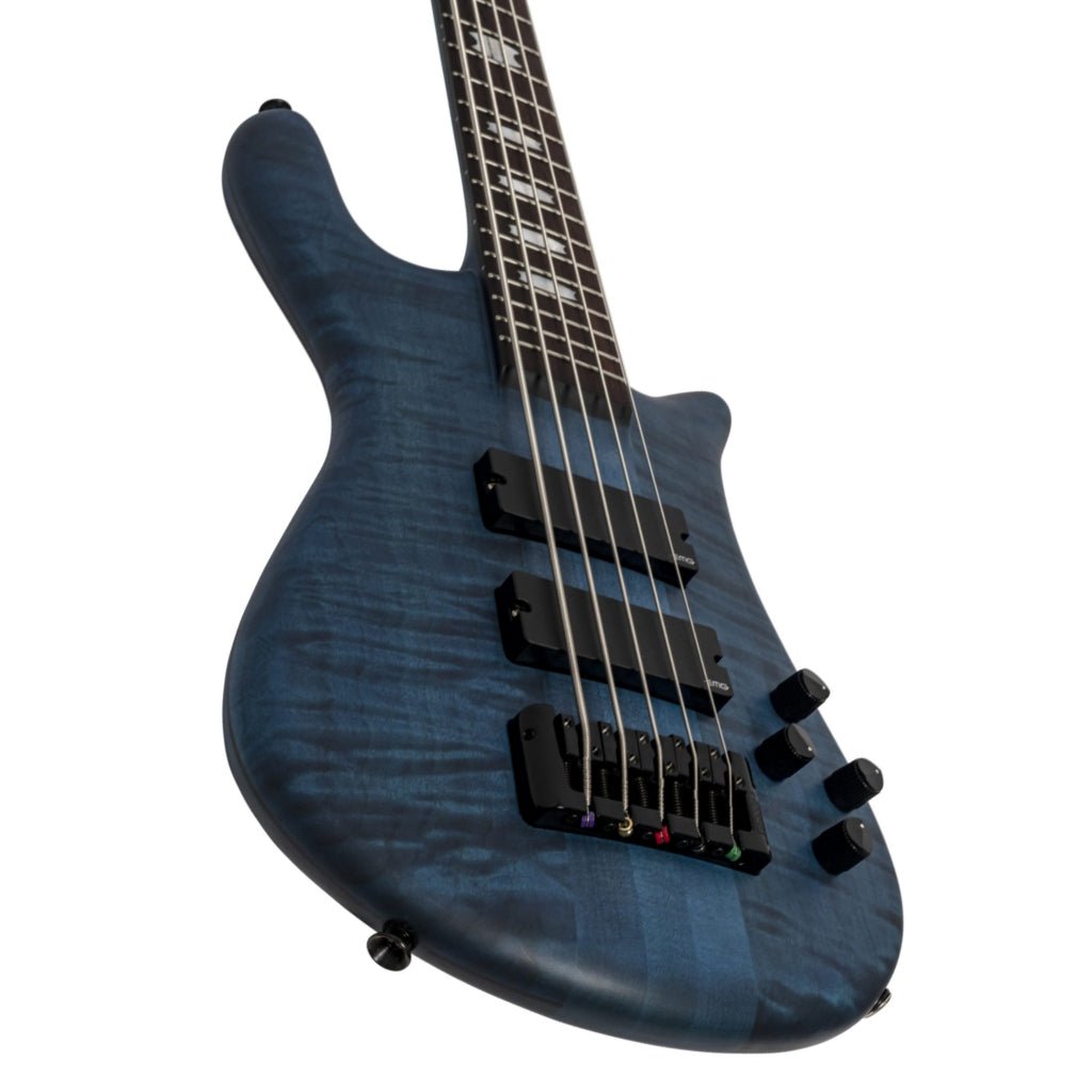 Spector Euro 5 LX Bass Guitar - Black & Blue Bass Guitars Sky Music