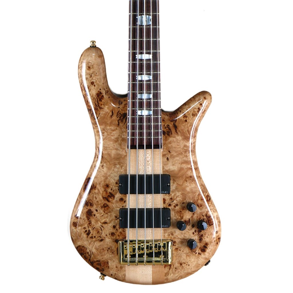 Spector Euro 5 LX Bass Guitar - Poplar Burl Gloss Bass Guitars Sky Music