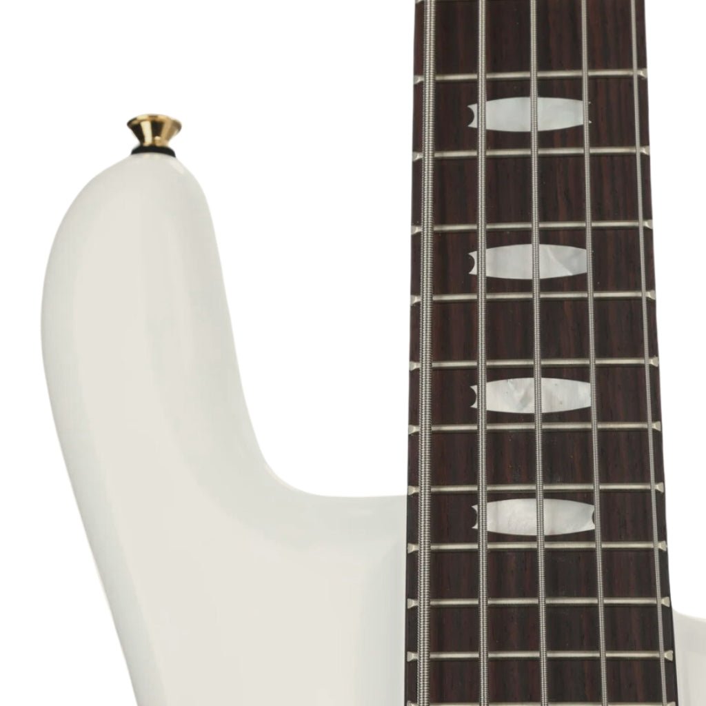 Spector Euro 5 LX Bass Guitar - White Gloss Bass Guitars Sky Music