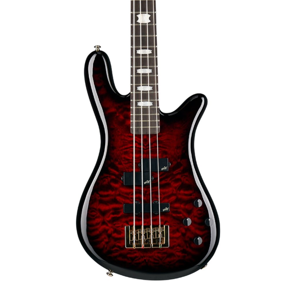 Spector Icon NS-2 Electric Bass Guitar - Black Cherry Gloss Bass Guitars Sky Music