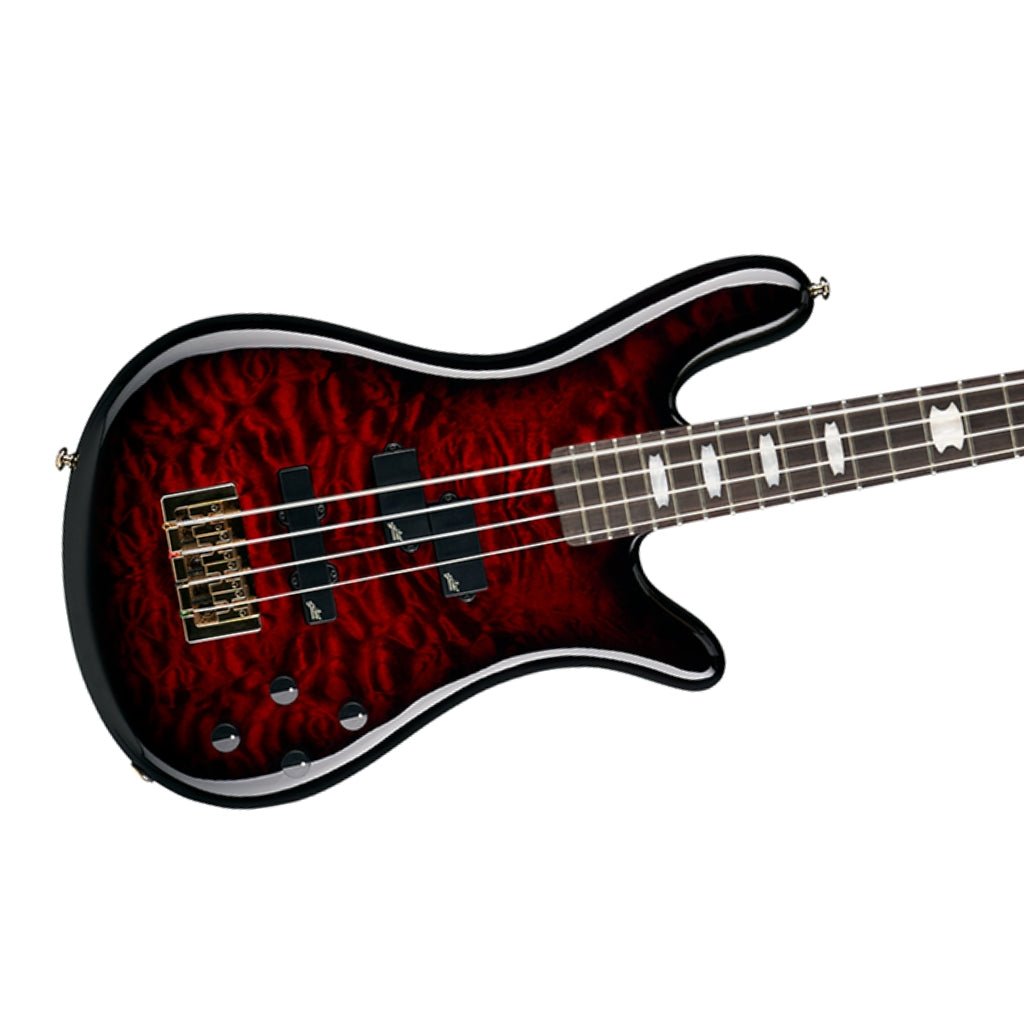Spector Icon NS-2 Electric Bass Guitar - Black Cherry Gloss Bass Guitars Sky Music