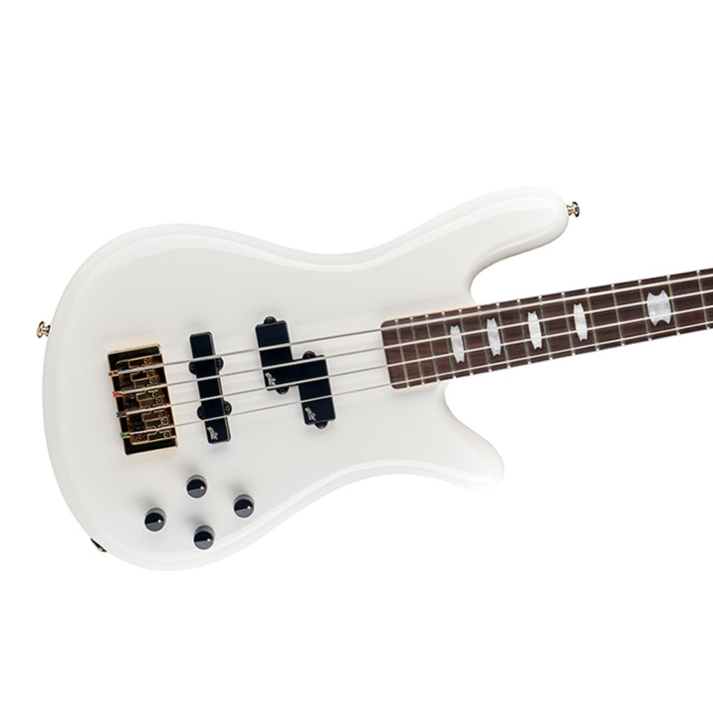 Spector Icon NS-2 Electric Bass Guitar - White Gloss Bass Guitars Sky Music