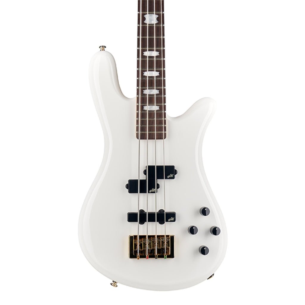Spector Icon NS-2 Electric Bass Guitar - White Gloss Bass Guitars Sky Music