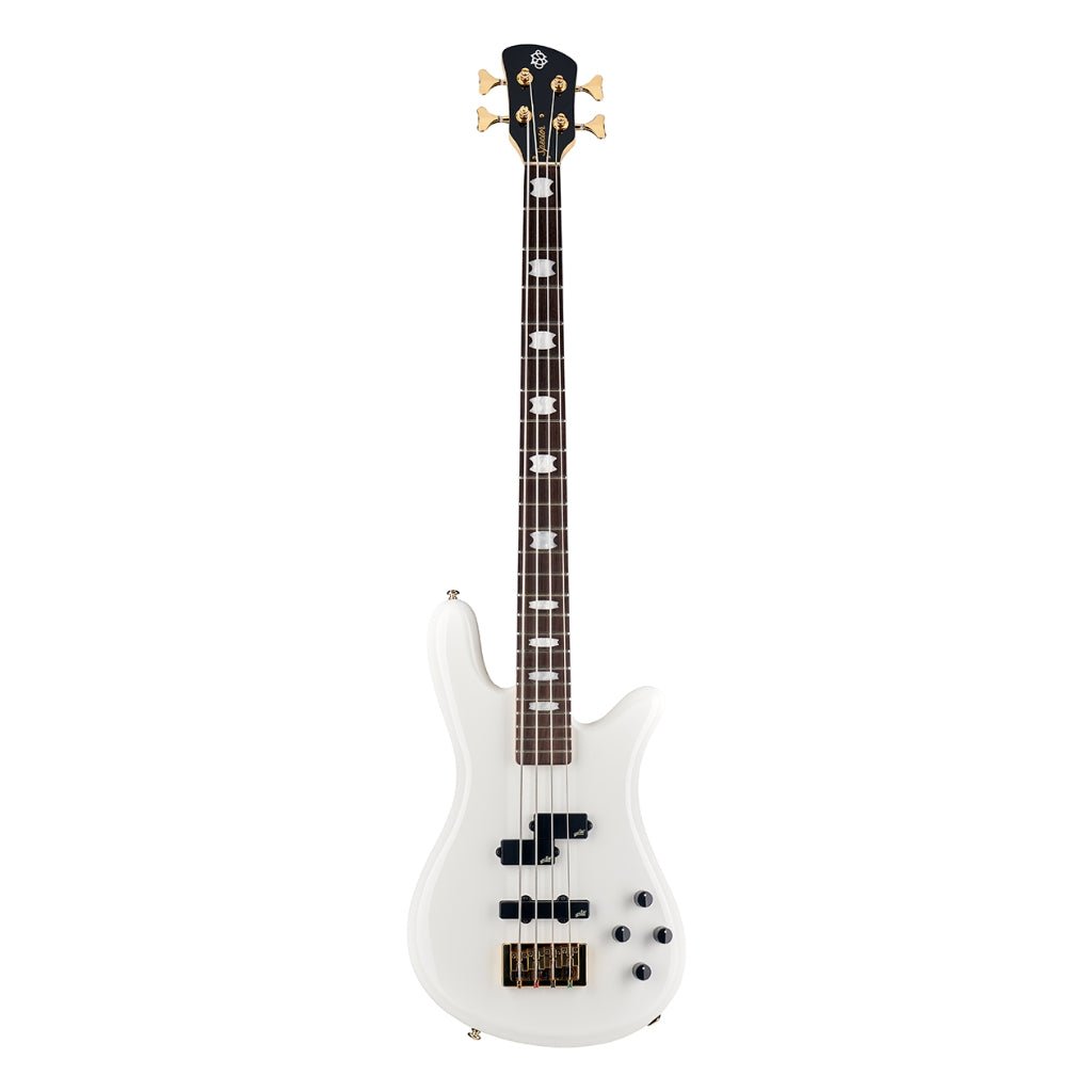 Spector Icon NS-2 Electric Bass Guitar - White Gloss Bass Guitars Sky Music