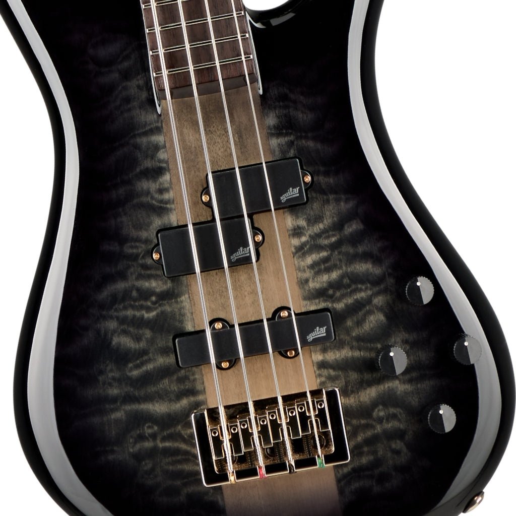 Spector Icon NS-2 Neck Through Electric Bass Guitar - Black Stain Bass Guitars Sky Music