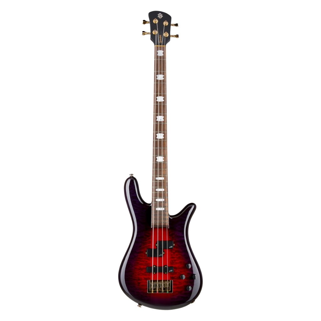 Spector Icon NS-2 Neck Through Electric Bass Guitar - Purple Cherry Bass Guitars Sky Music