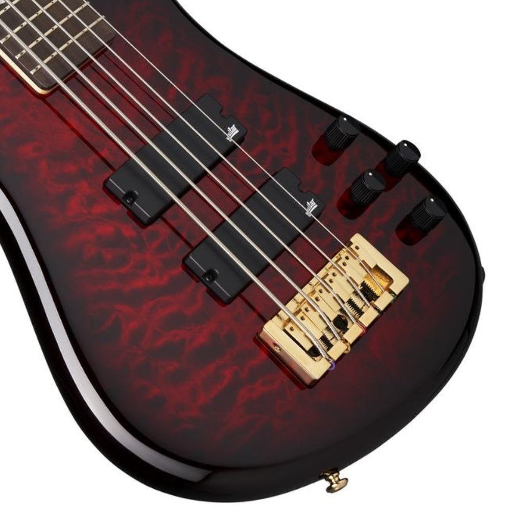 Spector Icon NS-5 5-string Electric Bass Guitar - Black Cherry Gloss Bass Guitars Sky Music