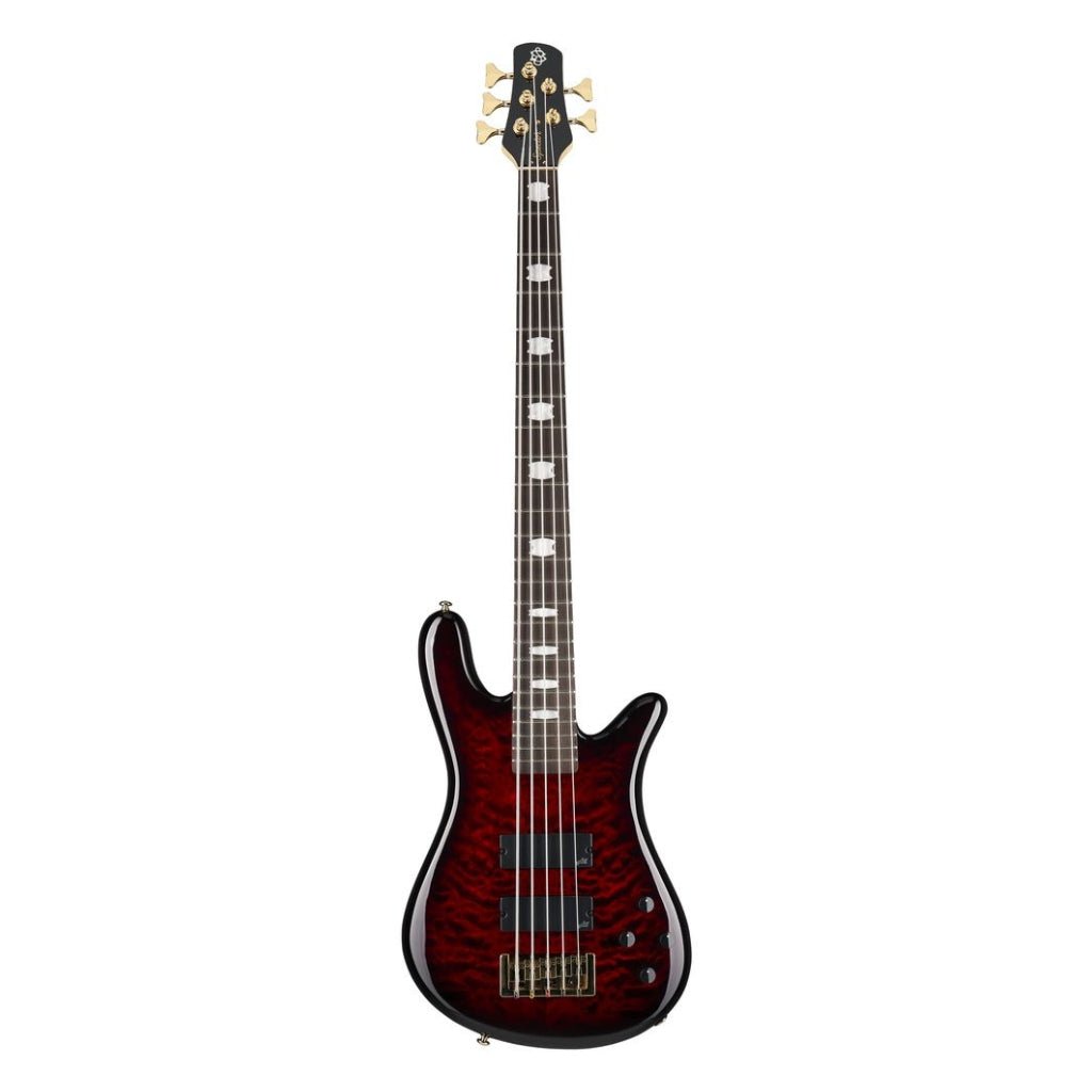 Spector Icon NS-5 5-string Electric Bass Guitar - Black Cherry Gloss Bass Guitars Sky Music