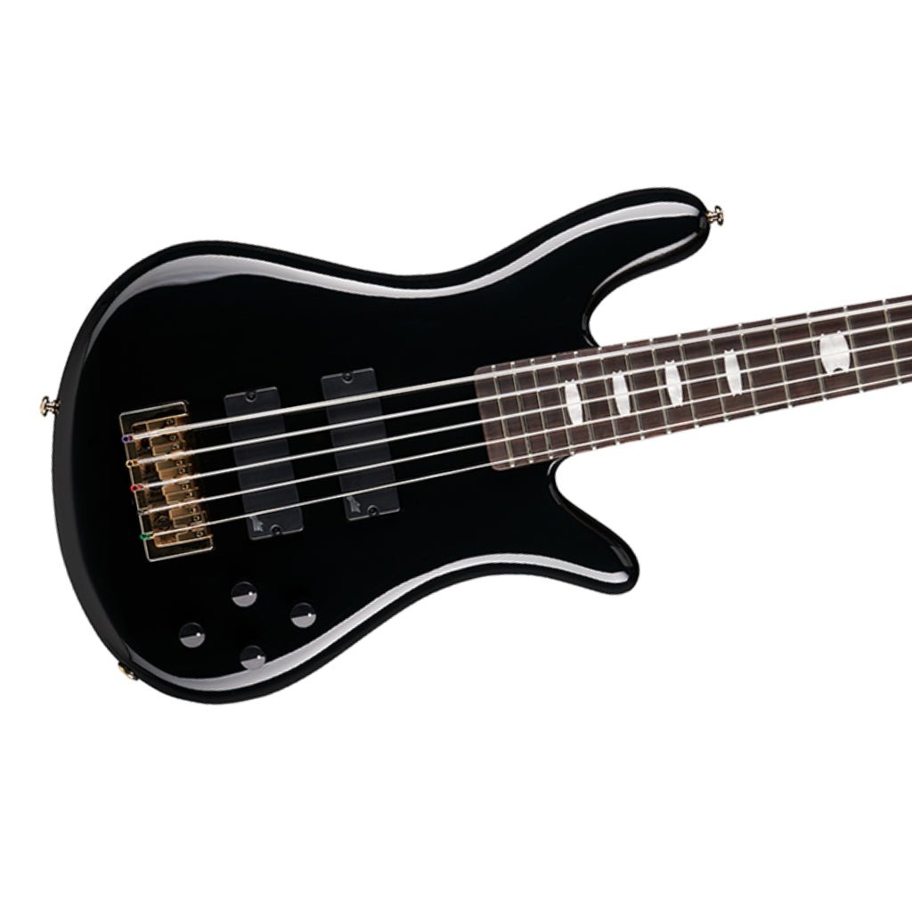 Spector Icon NS-5 5-string Electric Bass Guitar - Black Gloss Bass Guitars Sky Music