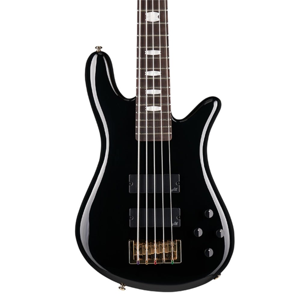 Spector Icon NS-5 5-string Electric Bass Guitar - Black Gloss Bass Guitars Sky Music