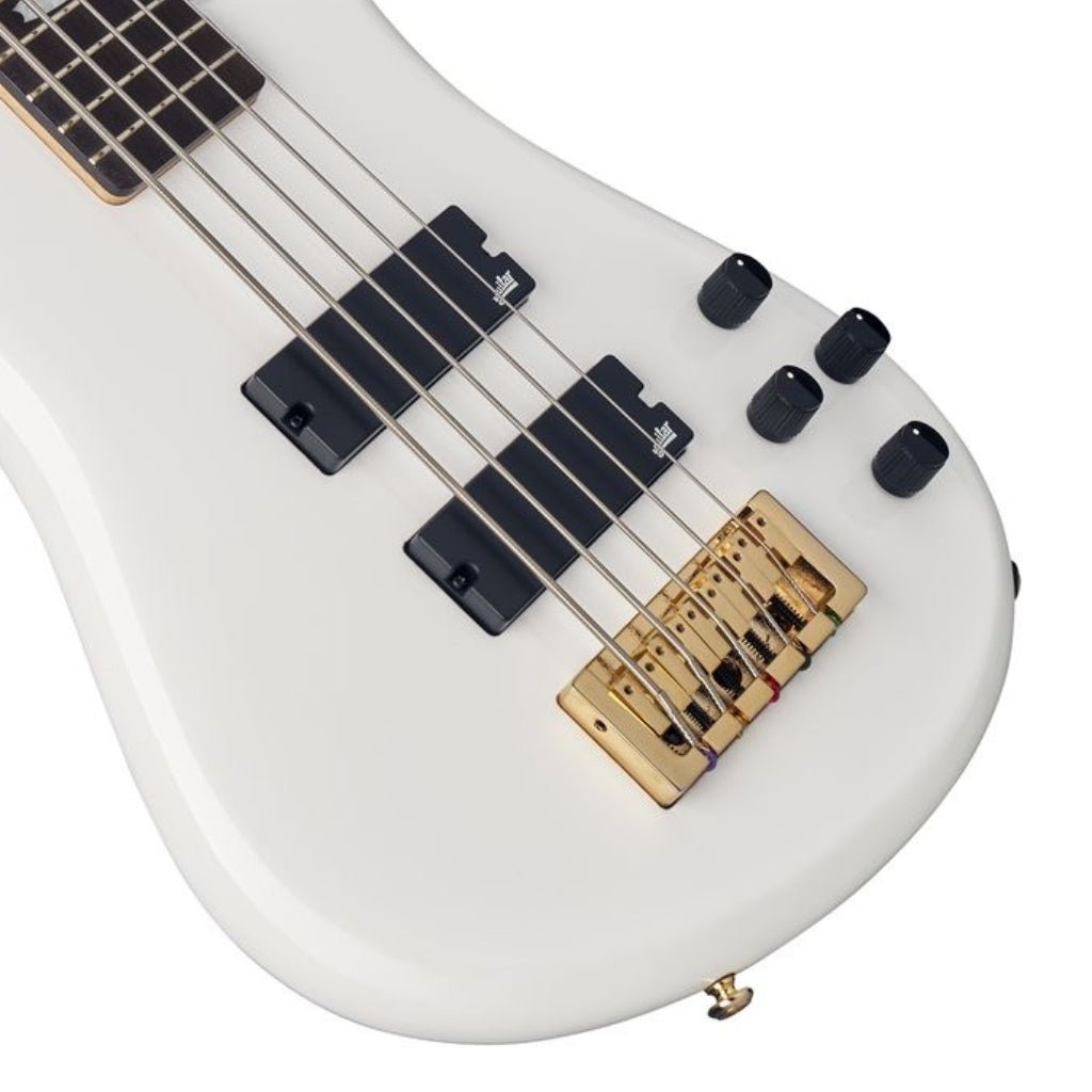 Spector Icon NS-5 5-string Electric Bass Guitar - White Gloss Bass Guitars Sky Music