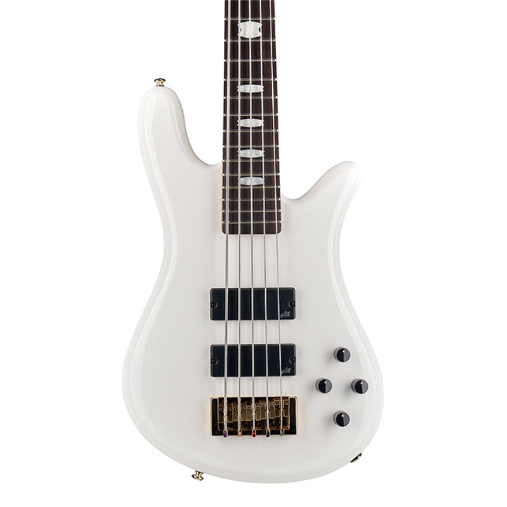 Spector Icon NS-5 5-string Electric Bass Guitar - White Gloss Bass Guitars Sky Music