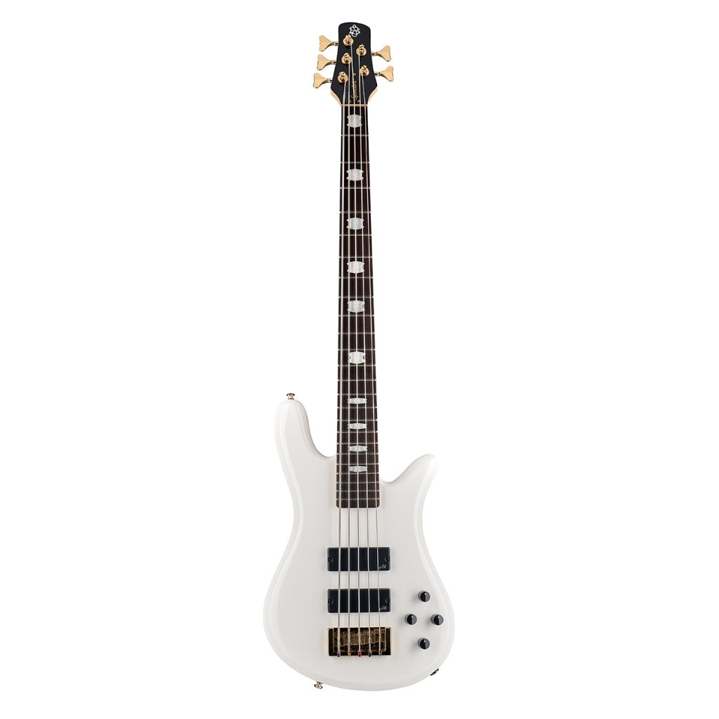 Spector Icon NS-5 5-string Electric Bass Guitar - White Gloss Bass Guitars Sky Music