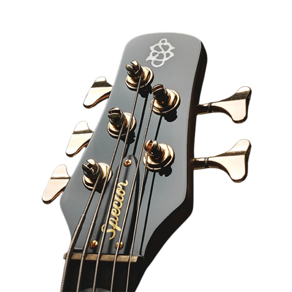 Spector Icon NS-5 5-string Electric Bass Guitar - White Gloss Bass Guitars Sky Music