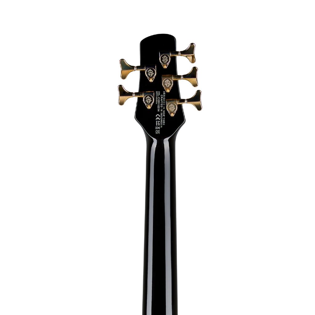 Spector Icon NS-5 Neck Through Electric Bass Guitar - Black Stain Bass Guitars Sky Music
