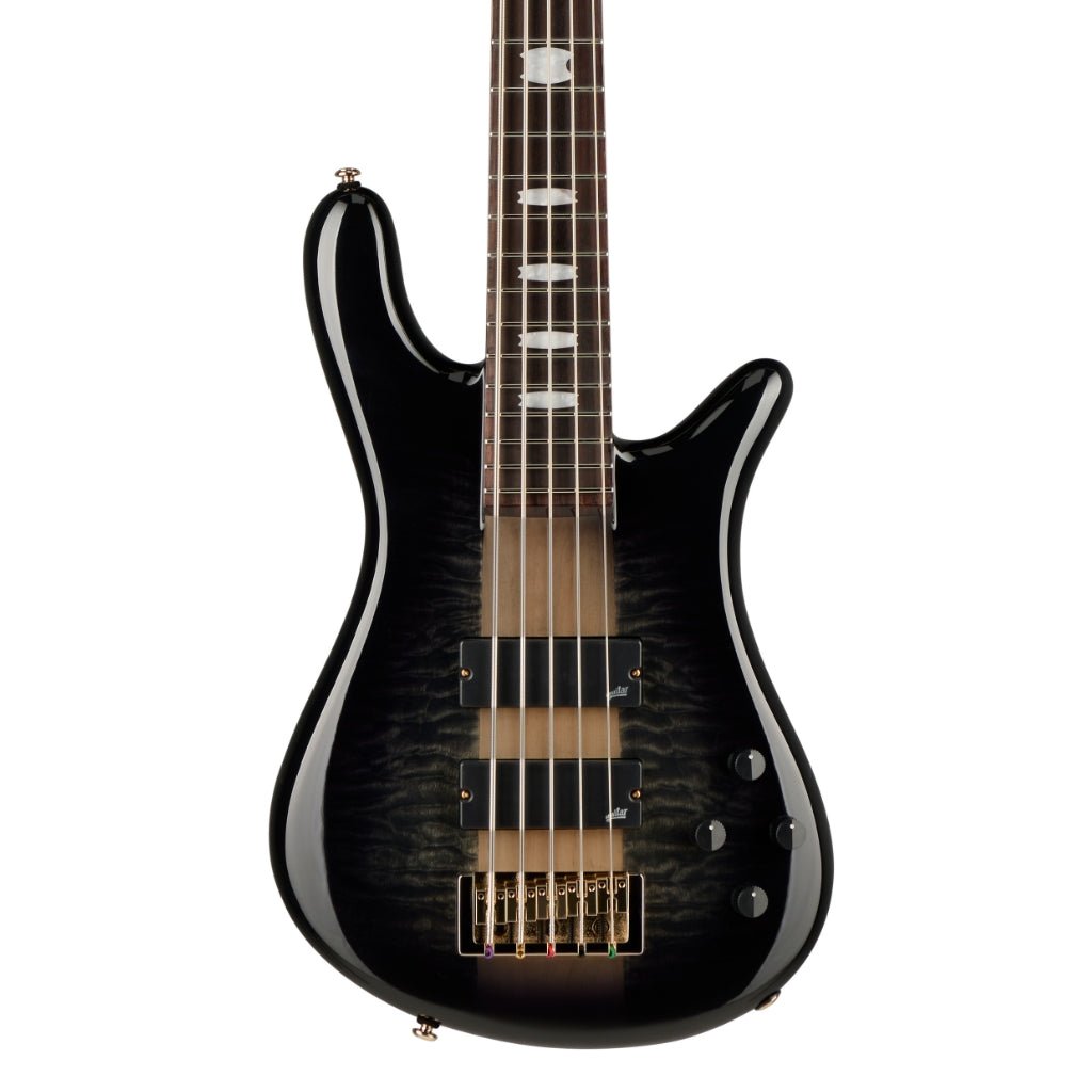 Spector Icon NS-5 Neck Through Electric Bass Guitar - Black Stain Bass Guitars Sky Music