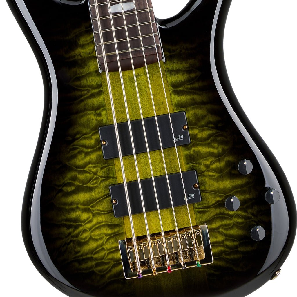 Spector Icon NS-5 Neck Through Electric Bass Guitar - Haunted Moss Bass Guitars Sky Music