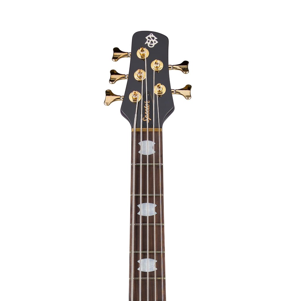 Spector Icon NS-5 Neck Through Electric Bass Guitar - Purple Cherry Bass Guitars Sky Music