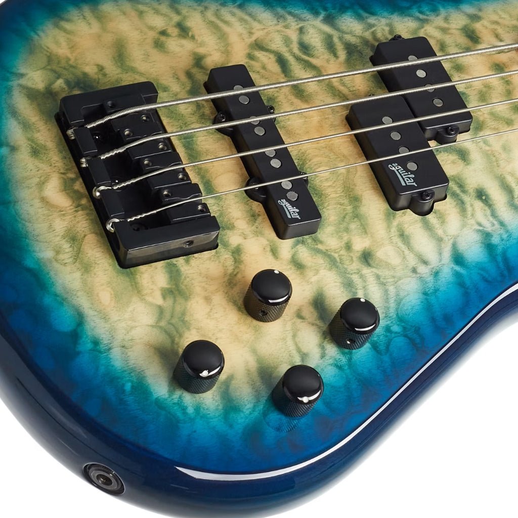 Spector Legend 4 Bass Guitar - Faded Blue Gloss Bass Guitars Sky Music