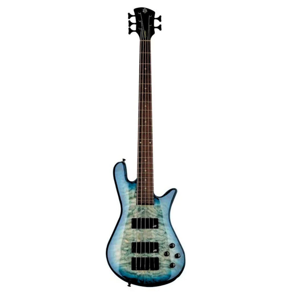 Spector Legend 5 Bass Guitar Aguilar Pickups - Faded Blue Gloss Bass Guitars Sky Music