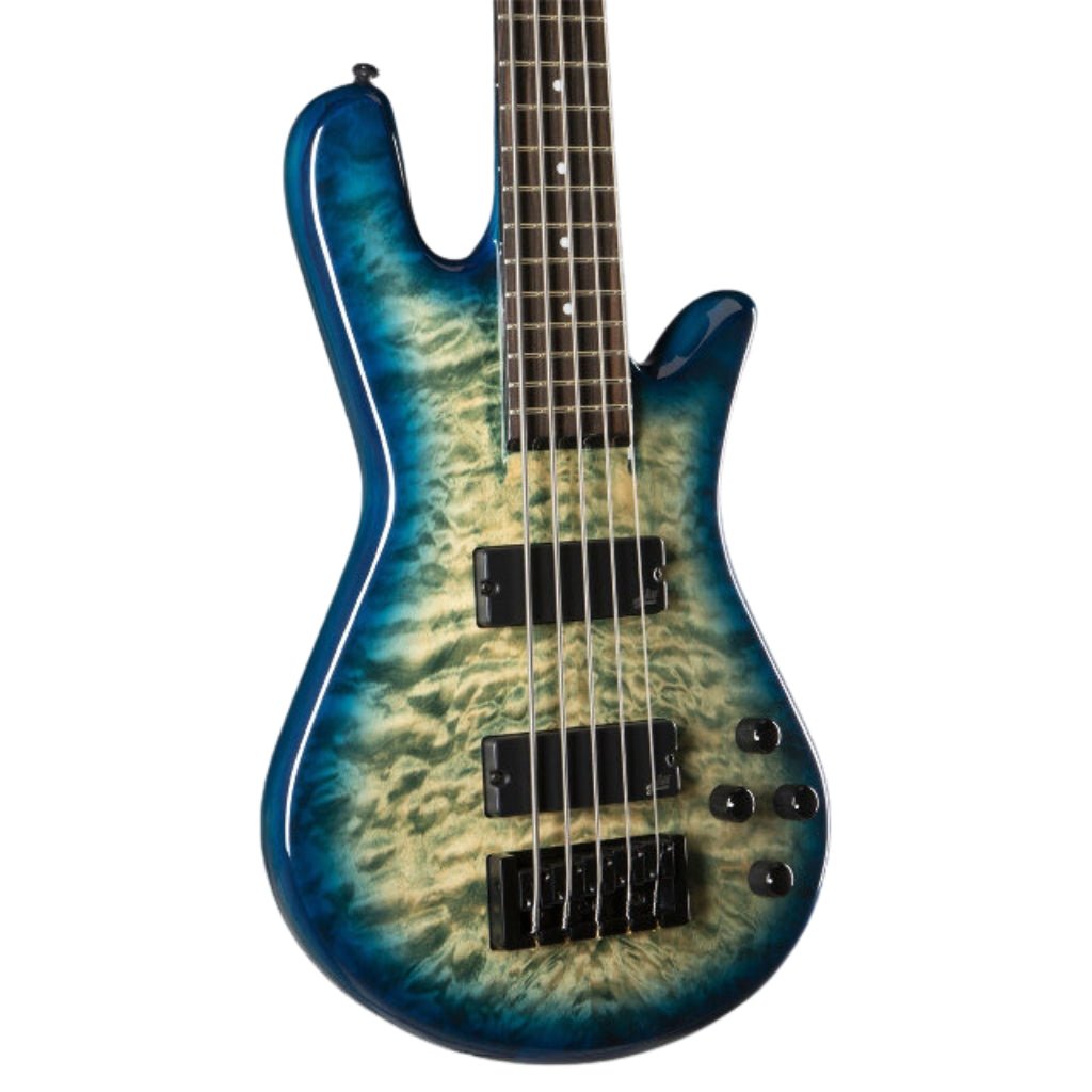 Spector Legend 5 Bass Guitar Aguilar Pickups - Faded Blue Gloss Bass Guitars Sky Music
