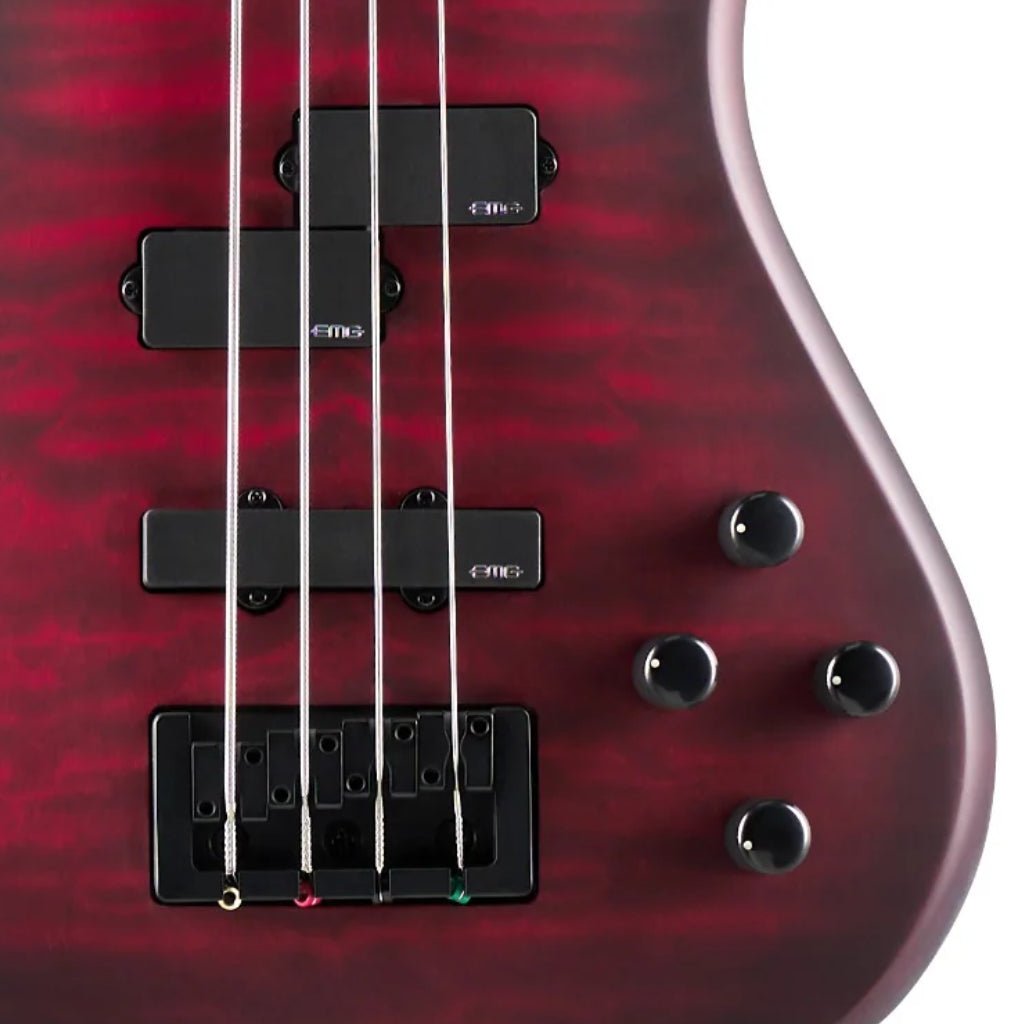 Spector Pulse 4 Bass Guitar - Black Cherry Matte Bass Guitars Sky Music