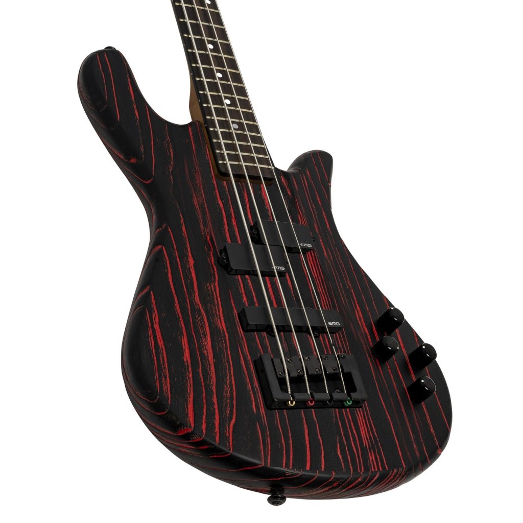 Spector Pulse 4 Bass Guitar - Cinder Red Sandblast Bass Guitars Sky Music