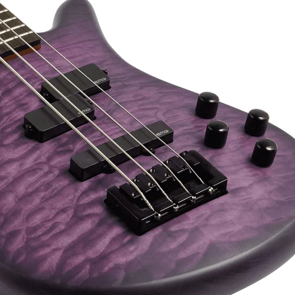 Spector Pulse 4 Bass Guitar - Ultra Violet Matte Bass Guitars Sky Music