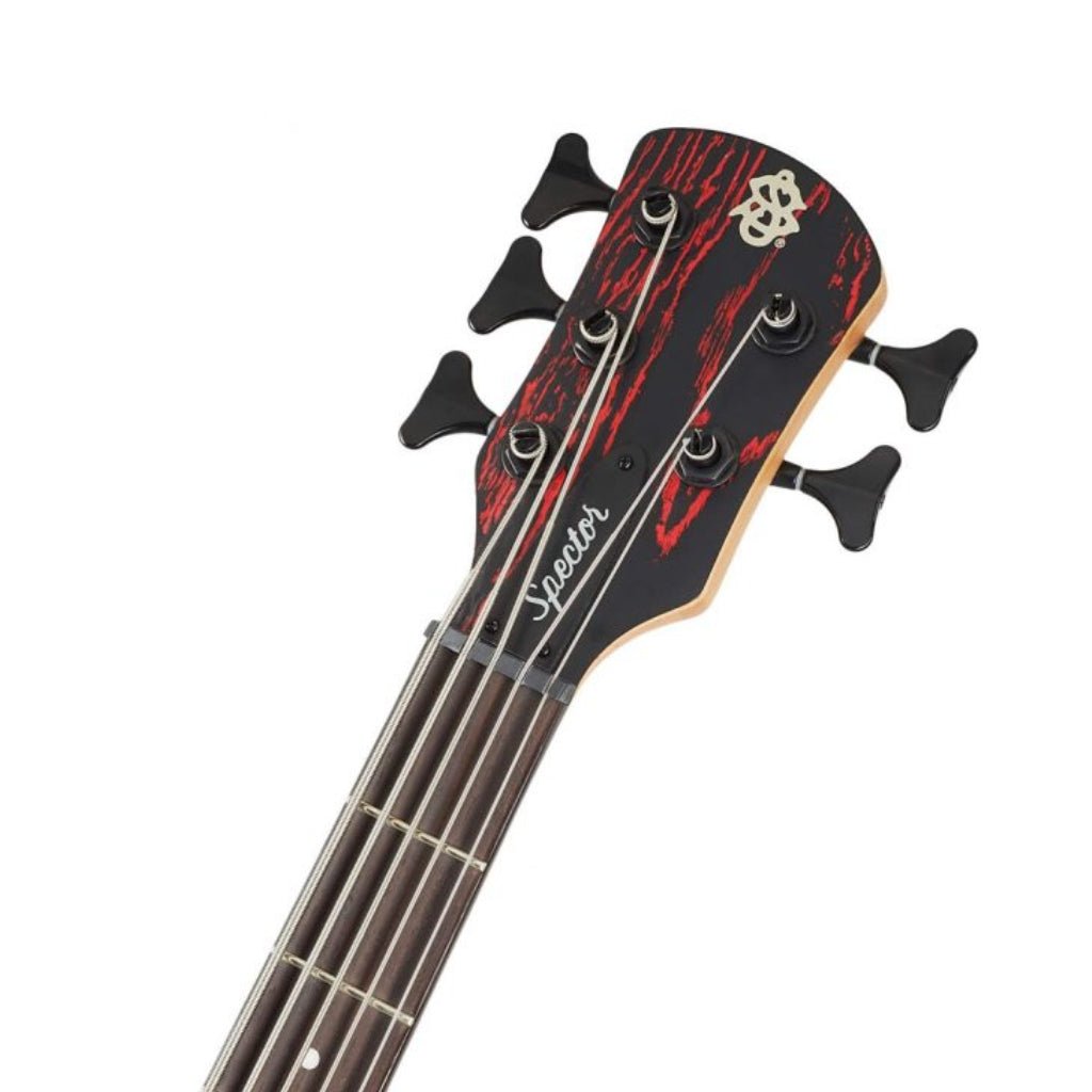 Spector Pulse 5 Bass Guitar - Cinder Red Sandblast Bass Guitars Sky Music