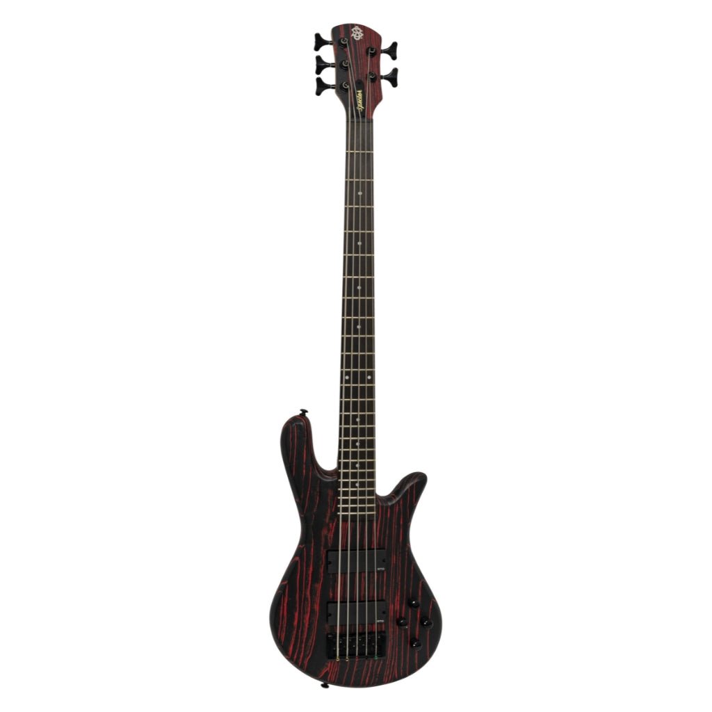 Spector Pulse 5 Bass Guitar - Cinder Red Sandblast Bass Guitars Sky Music