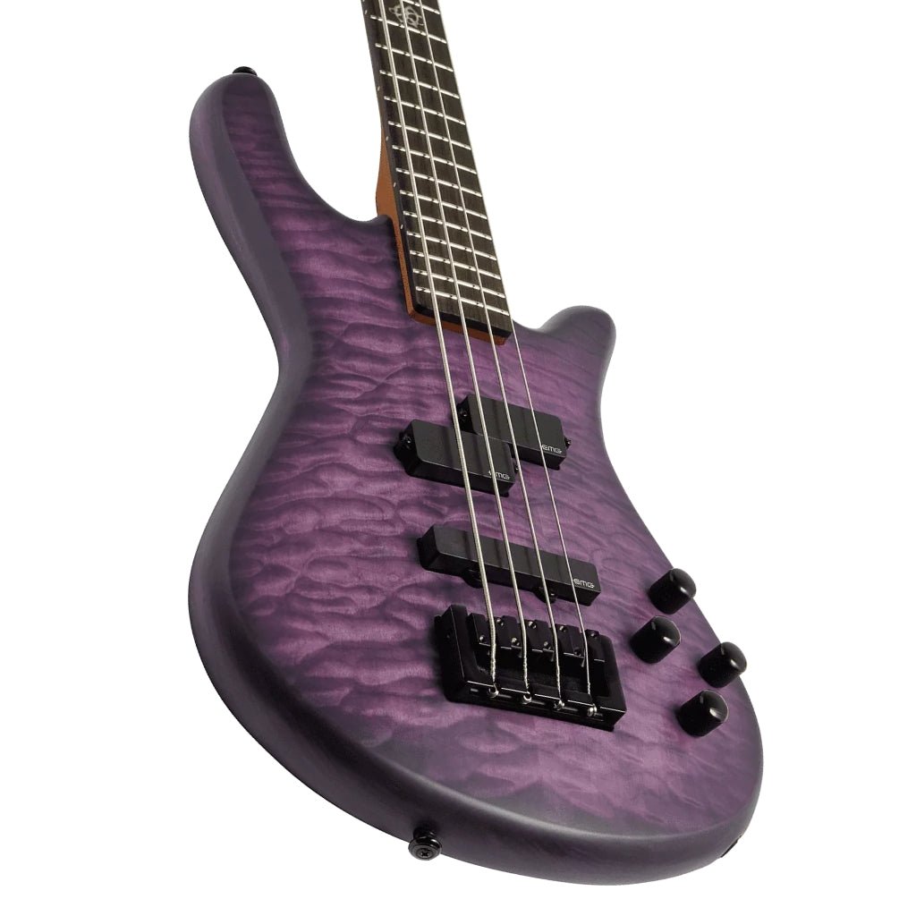 Spector Pulse 5 Bass Guitar - Ultra Violet Matte Bass Guitars Sky Music