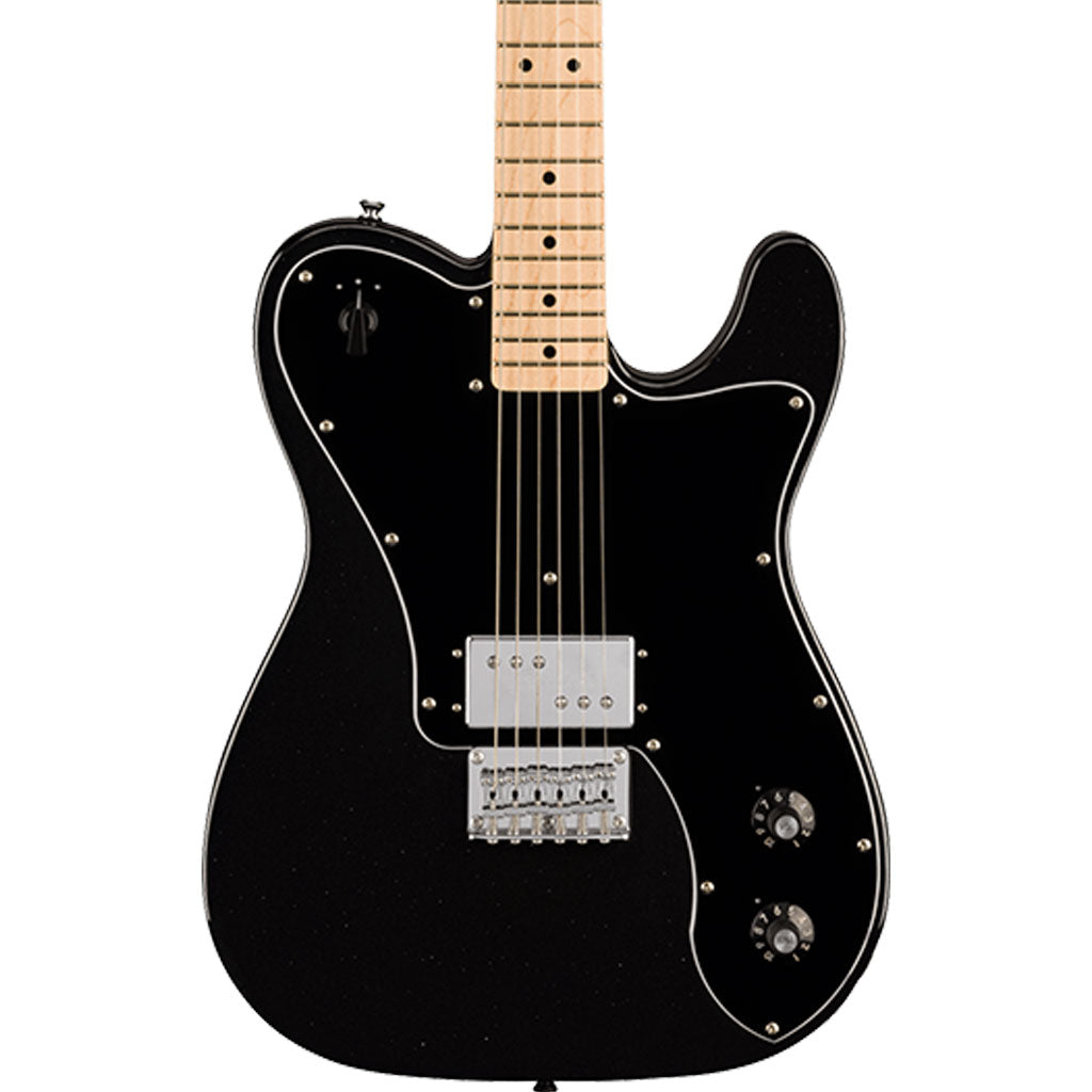 Squier Paranormal Esquire® Deluxe, Maple Fingerboard, Black Pickguard, Metallic Black