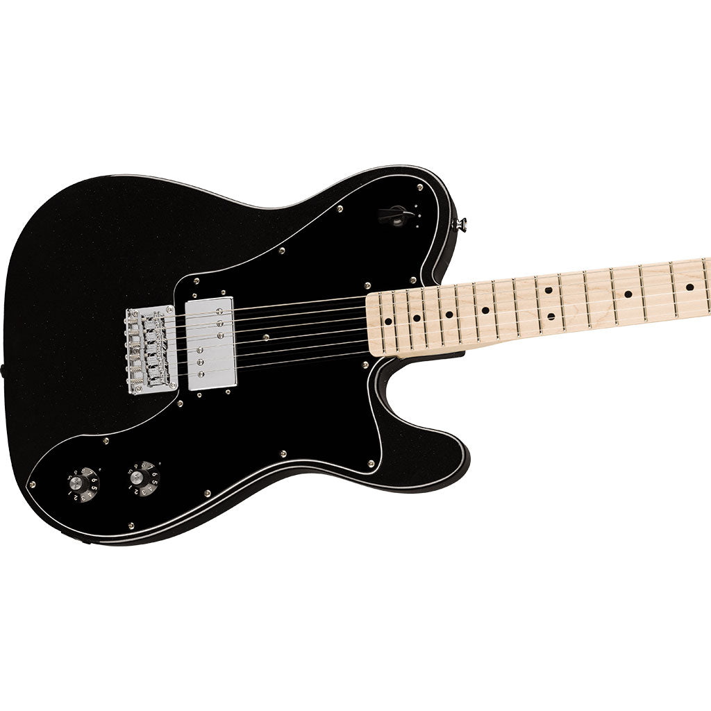 Squier Paranormal Esquire® Deluxe, Maple Fingerboard, Black Pickguard, Metallic Black