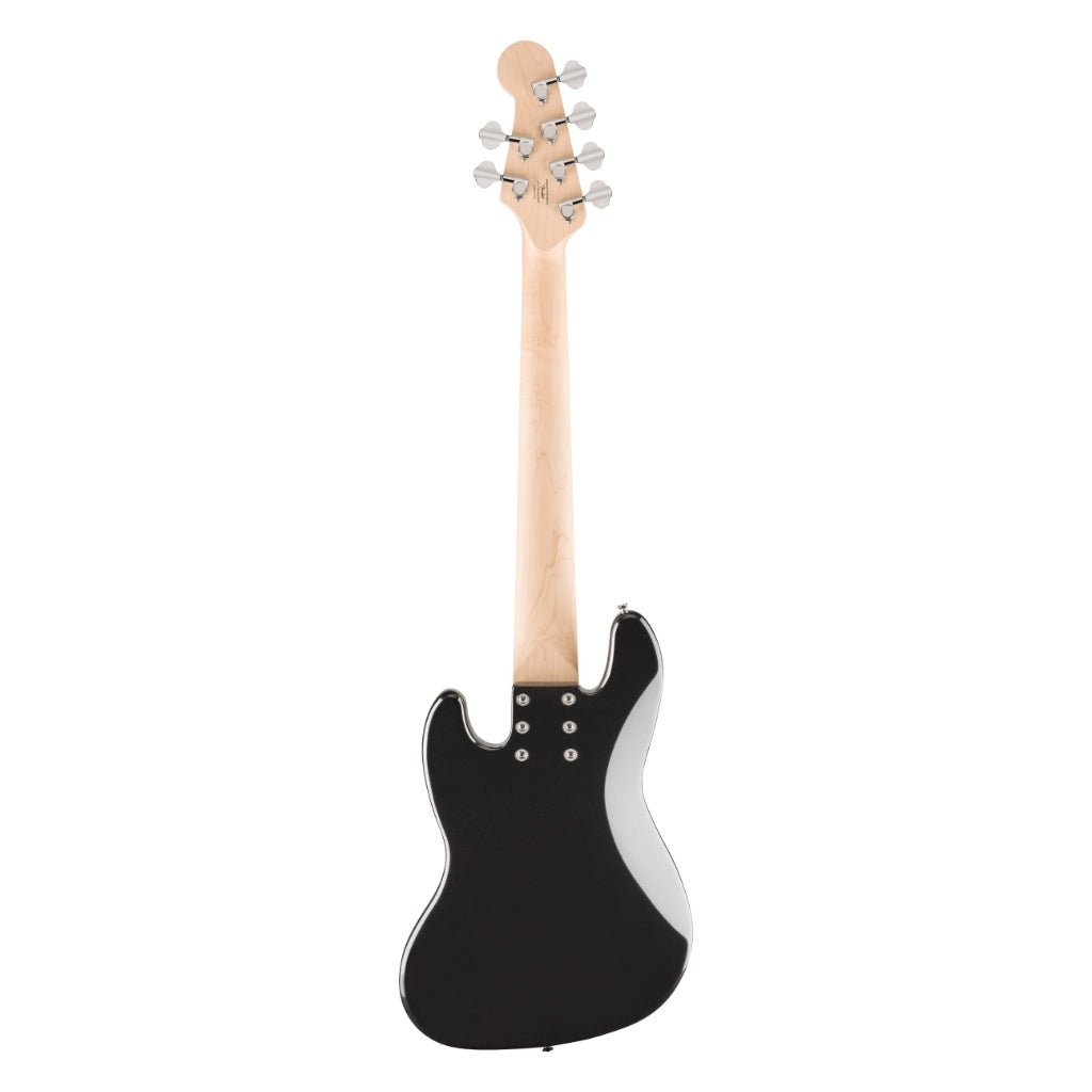 Squier Affinity Series Jazz Bass VI with Laurel Fingerboard and Black Pickguard - Black Metallic Bass Guitars Sky Music